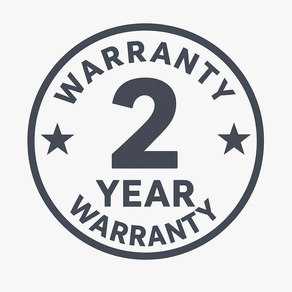 2 Year Warranty