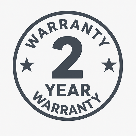 2 Year Warranty