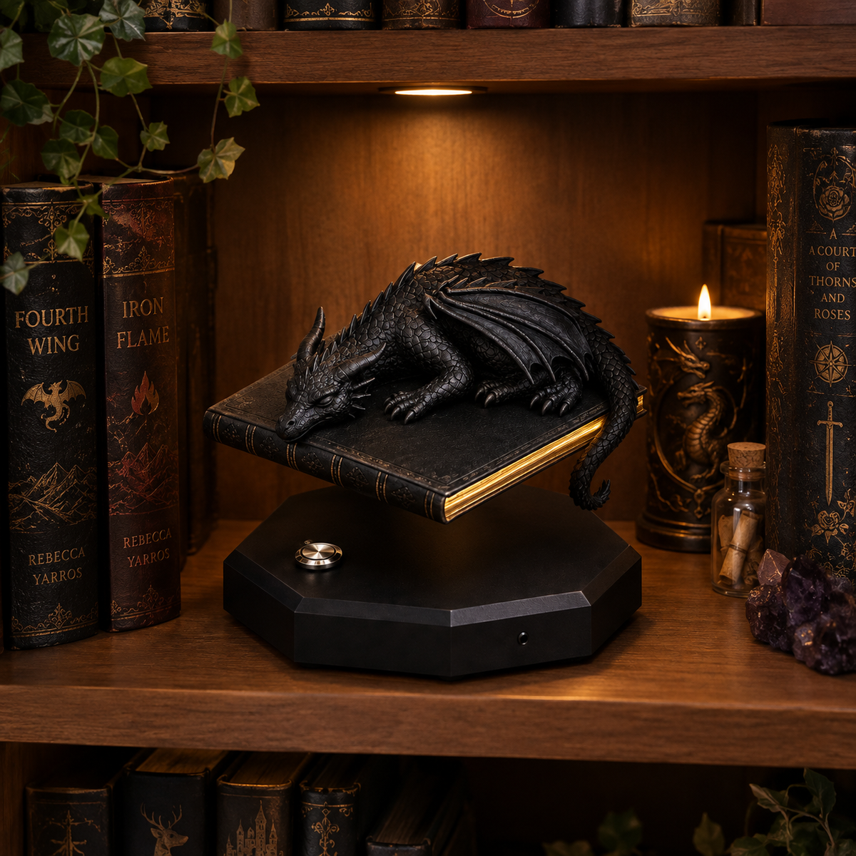 Warrior's Book Lamp